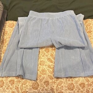 Aerie Light Blue Ribbed pants